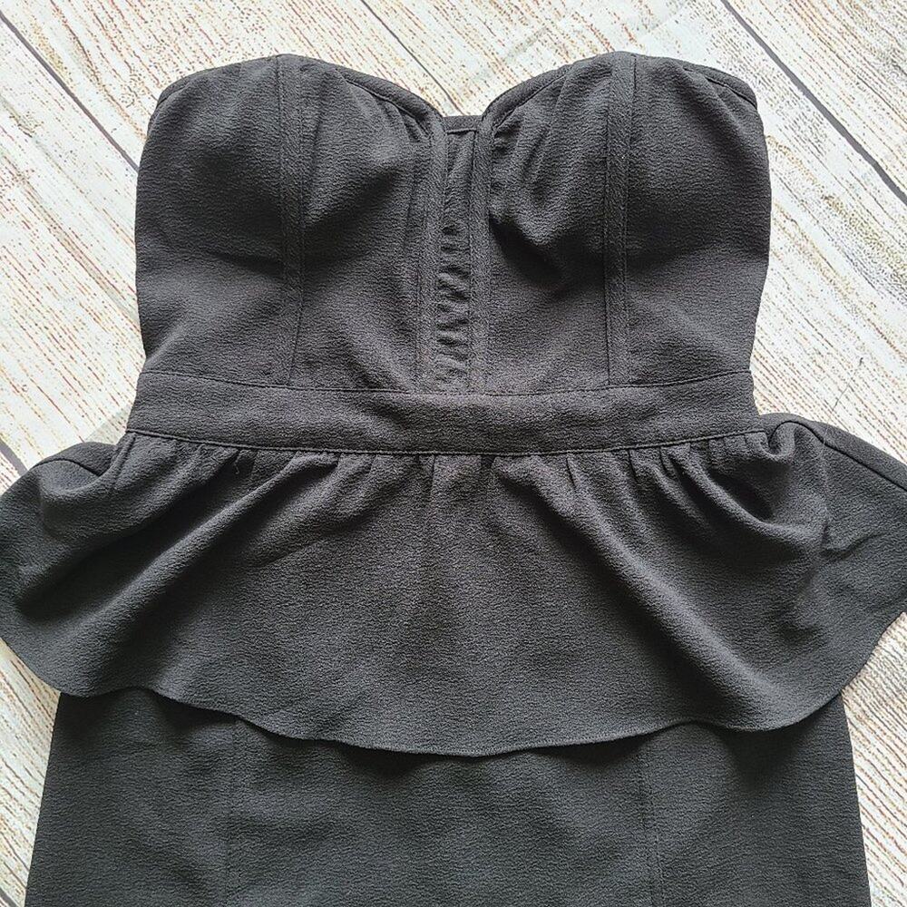 Pins and Needles Black Strapless Dress Size 4